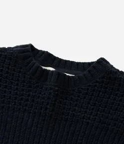 Suéter Infantil em Chenille Texturizado - Tam 5 a 14 Anos