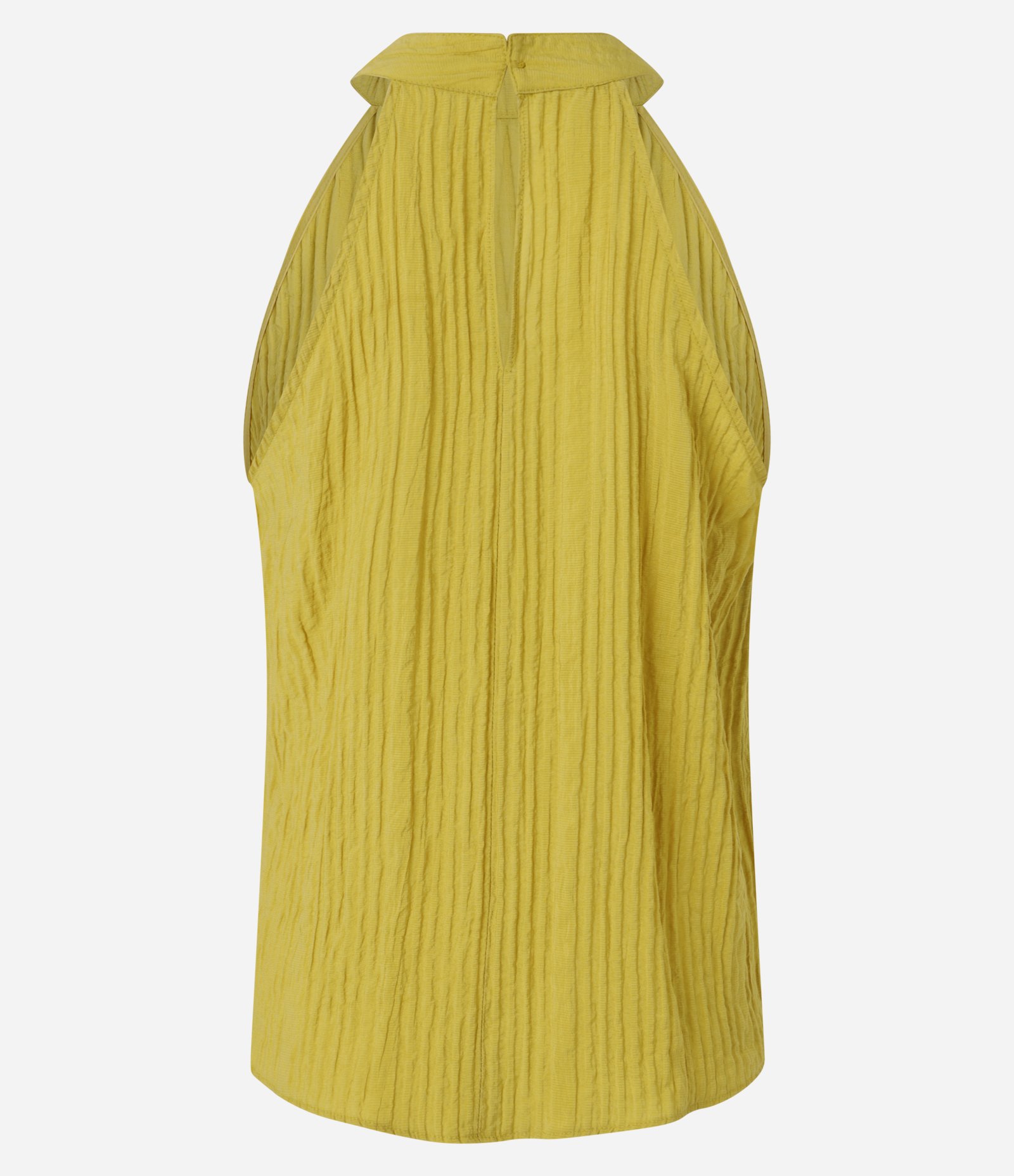 Blusa Texturizada em Anarruga com Gola Halter Verde 8