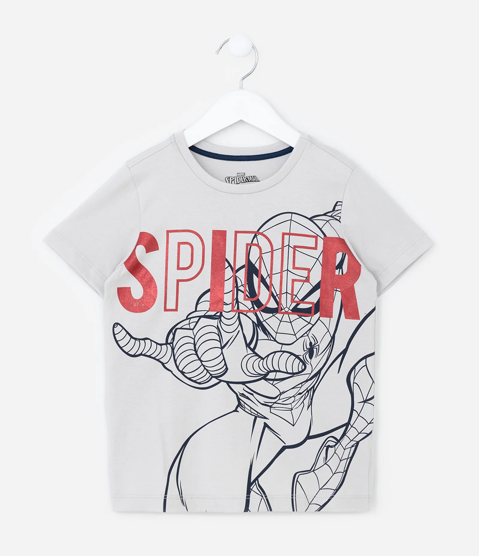 Pijama Infantil com Estampa Homem Aranha Spider - Tam 3 a 10 Anos Cinza/Azul 2