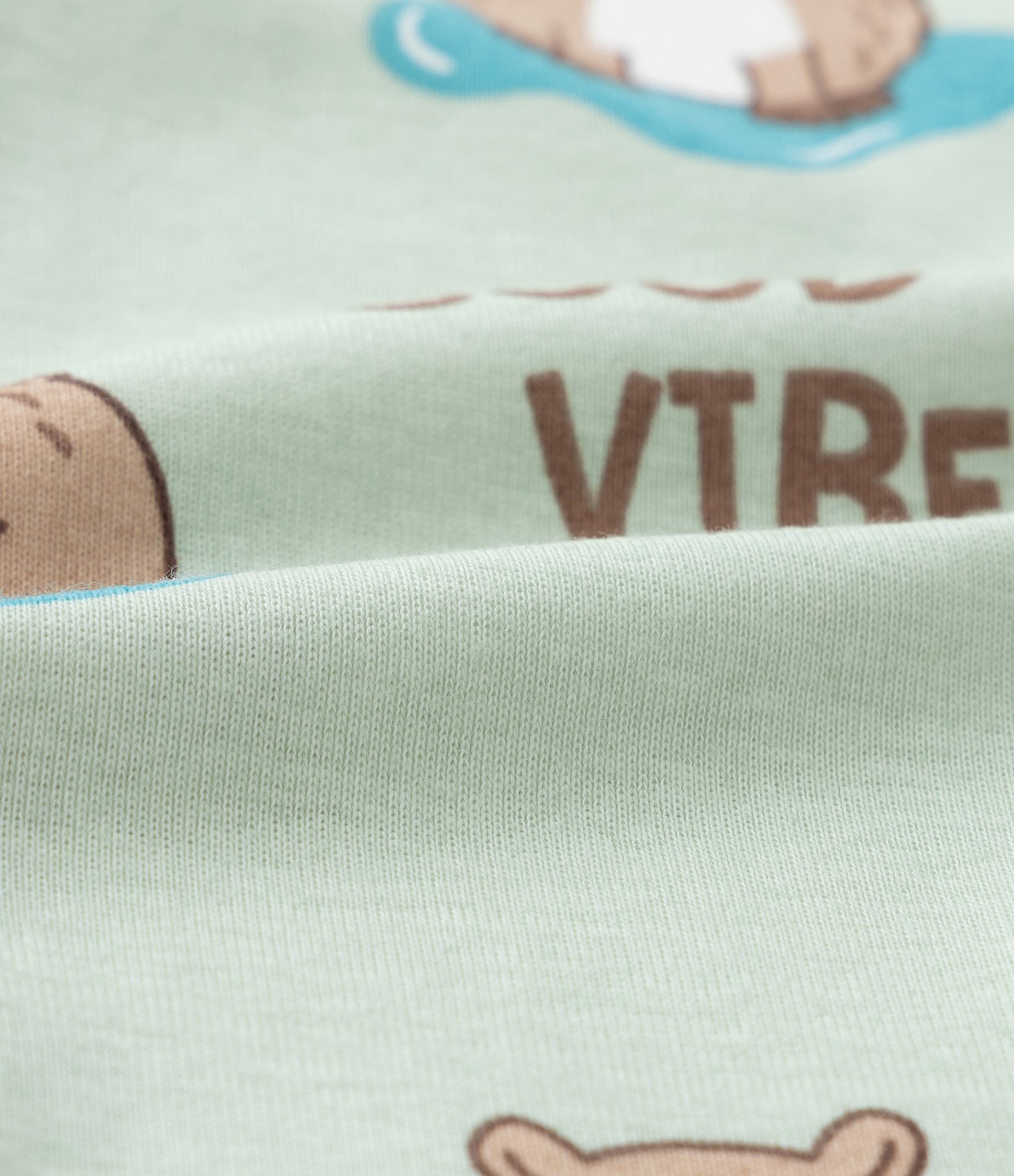 Pijama Infantil em Algodão com Estampa Capivarinhas - Tam 1 a 6 Anos Verde 4