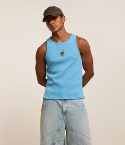 Regata em Ribana com Bordado de Tigre com Faca