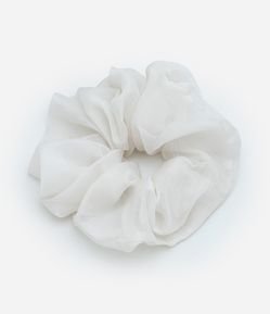 Scrunchie com Leve Transparência e Textura