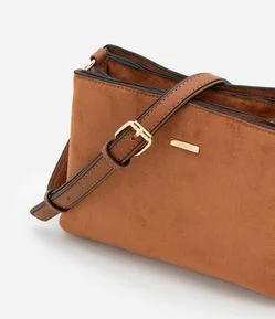 Bolsa Pequena em PU com Alça Regulável