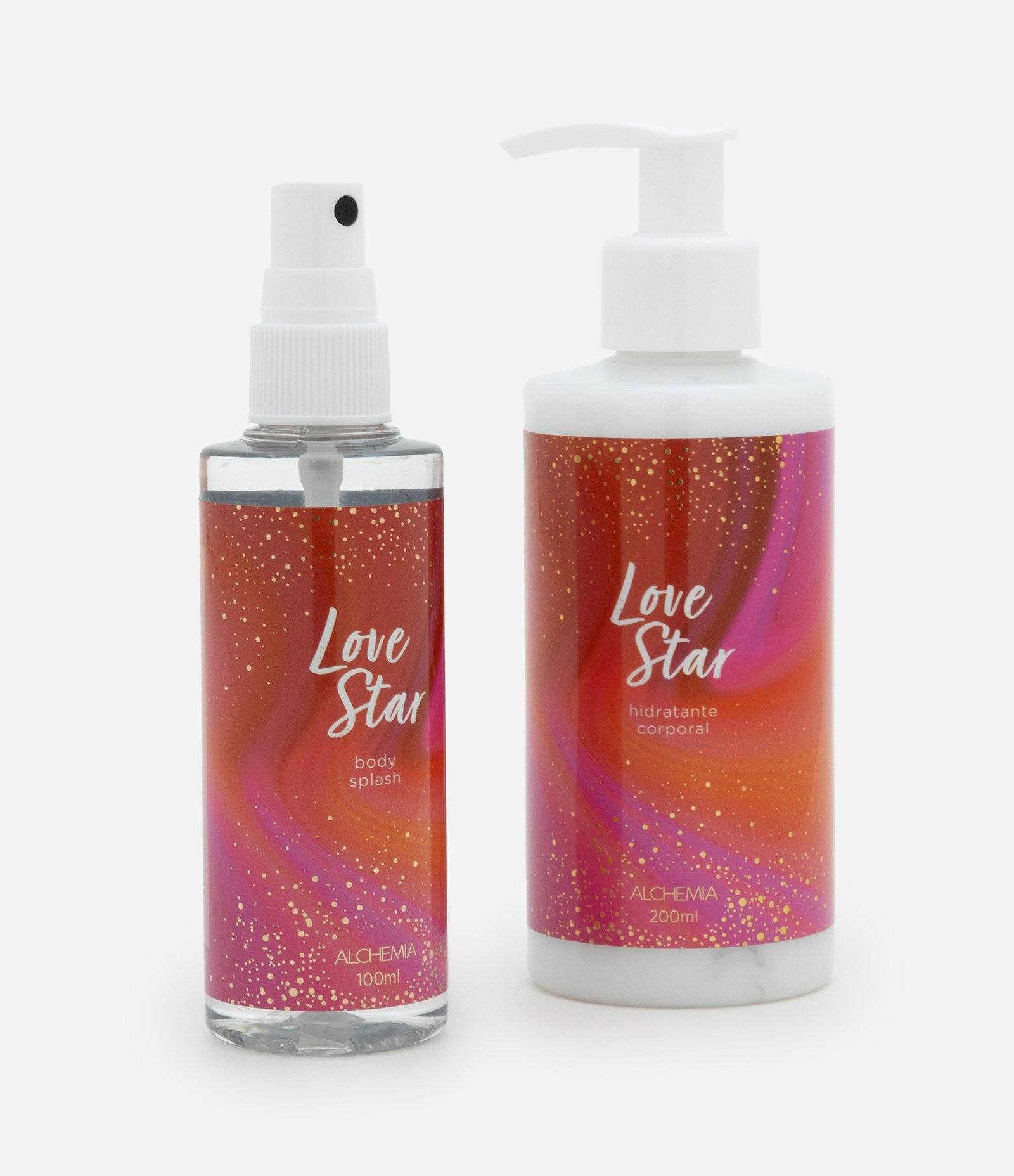 Kit Hidratante Corporal 200ml + Body Splash 100ml Love Star Alchemia KIT 1