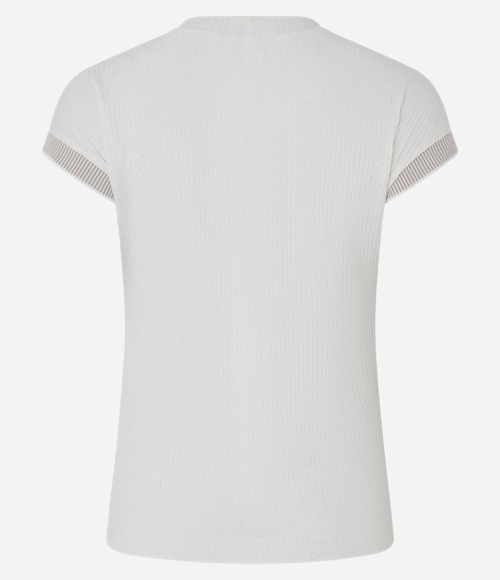 Blusa Canelada com Detalhes nas Mangas Branco 7