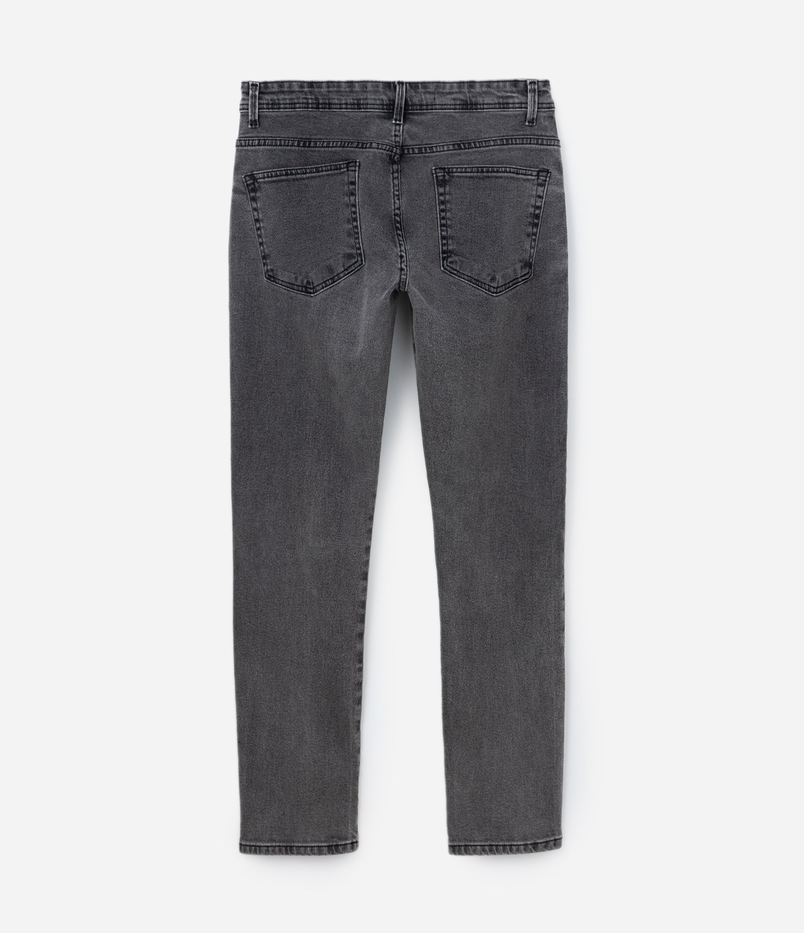 Calça Skinny em Jeans com Elastano Cinza 6