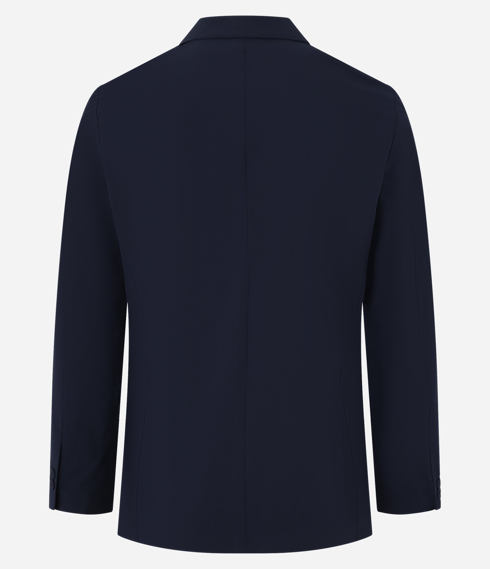 Blazer em Performance Easy Care com Textura e Gola com Lapela Azul Marinho 7