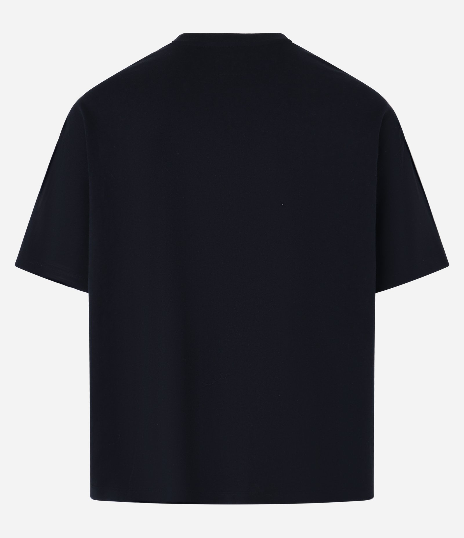 Camiseta Oversized com Estampa Bordada Preto 2
