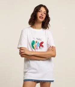 Camiseta T-shirt com Estampa Pixar Personagens
