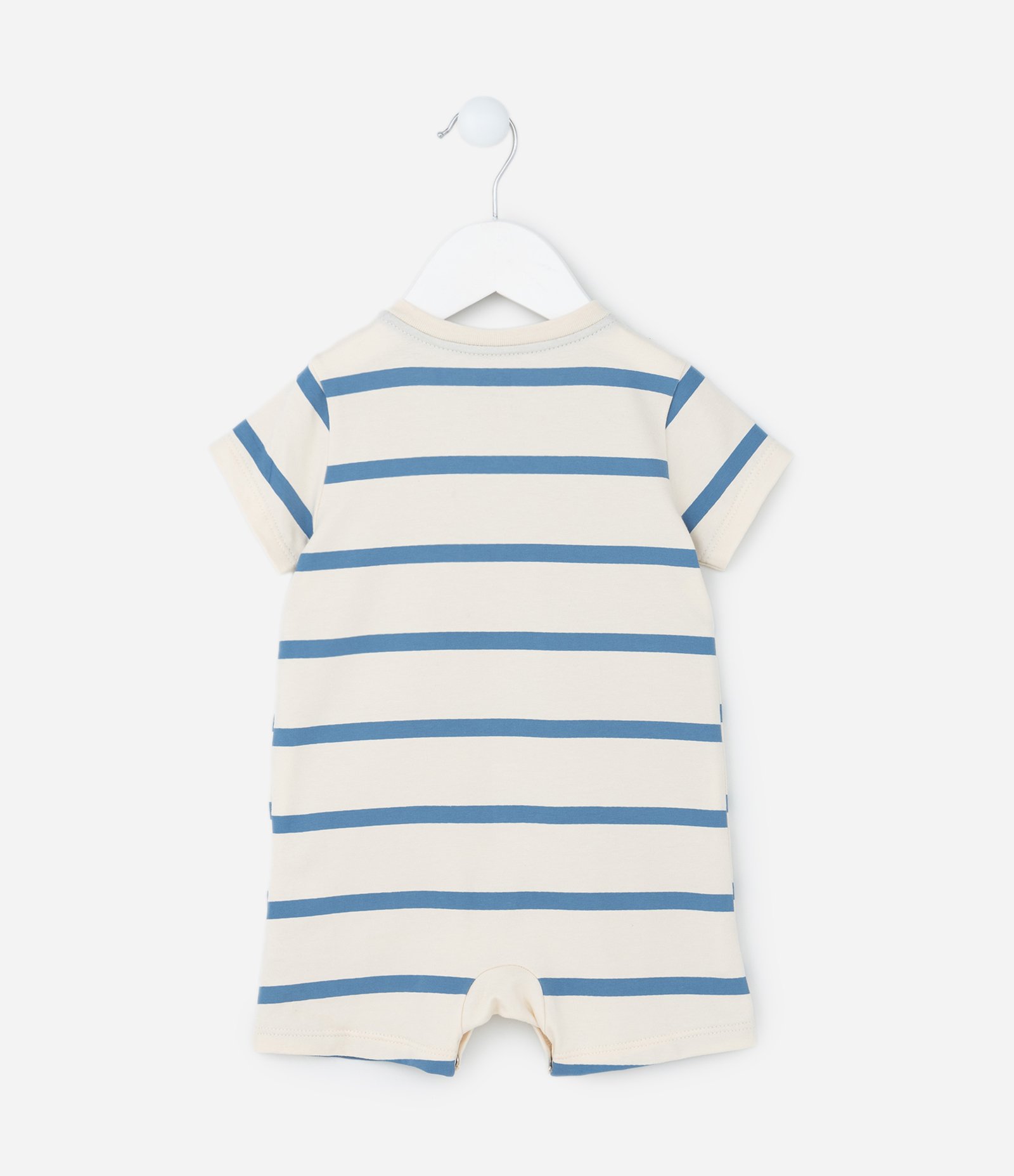 Macaquinho Infantil com Estampa de Leãozinho - Tam 0 a 18 meses Bege 2