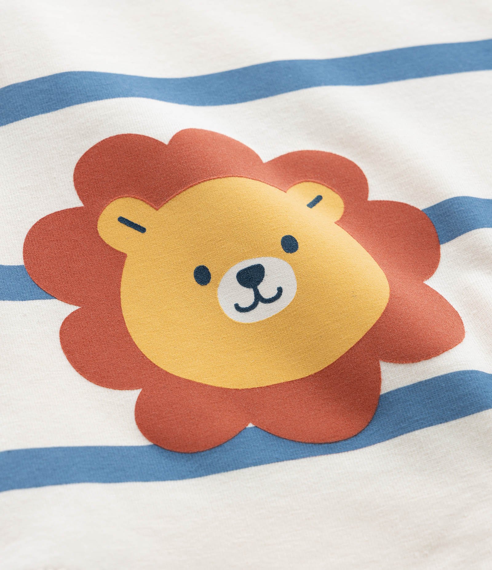 Macaquinho Infantil com Estampa de Leãozinho - Tam 0 a 18 meses Bege 3