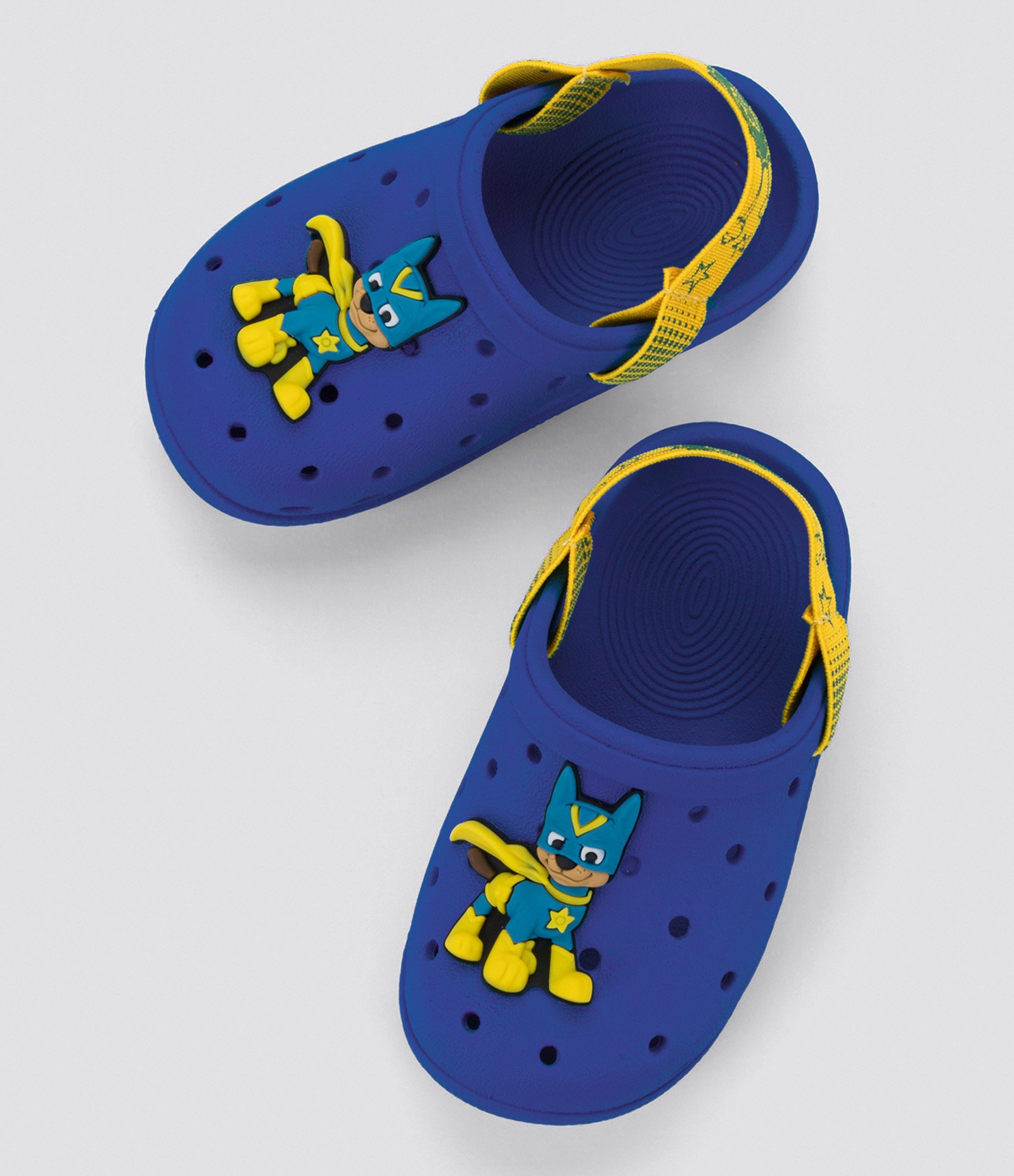 Sadália Babuche Infantil com Patch Patrulha Canina Grendene - Tam 20 ao 27 Azul 1