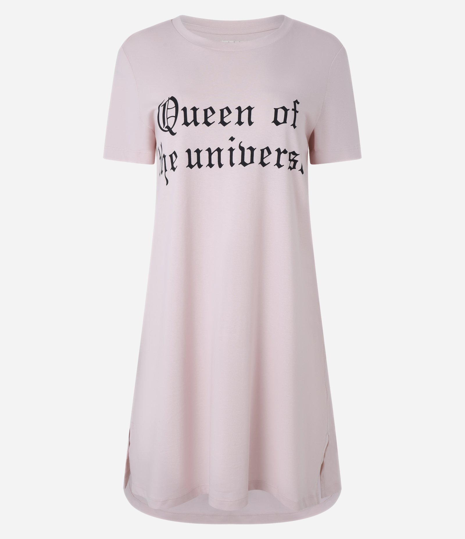 Camisola Curta em Algodão com Estampa Queen Of The Universe Rosa 3