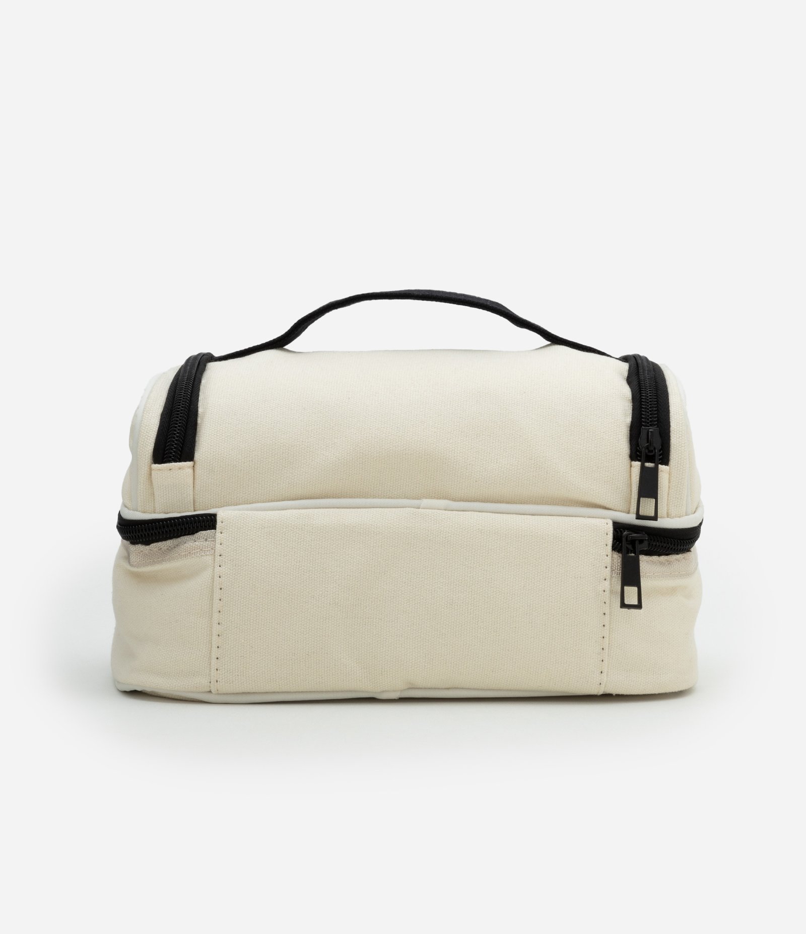 Lancheira Térmica com Divisórias e Alça de Mão Bege 3