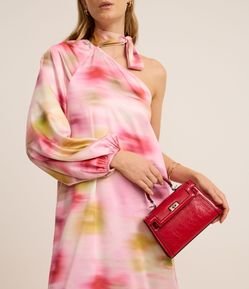 Bolsa Pequena em PU com Viés Contrastante