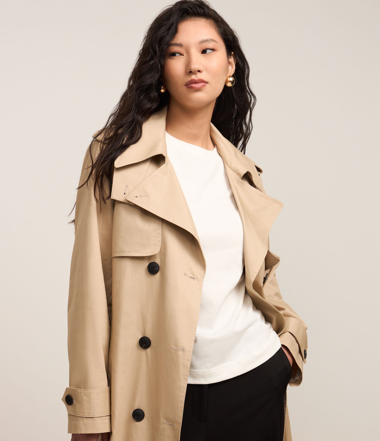 Blusa Oversized Básica em Malhão com Manga Curta Branco 3