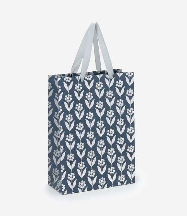 Embalagem de Presente Pequena com Estampa Floral