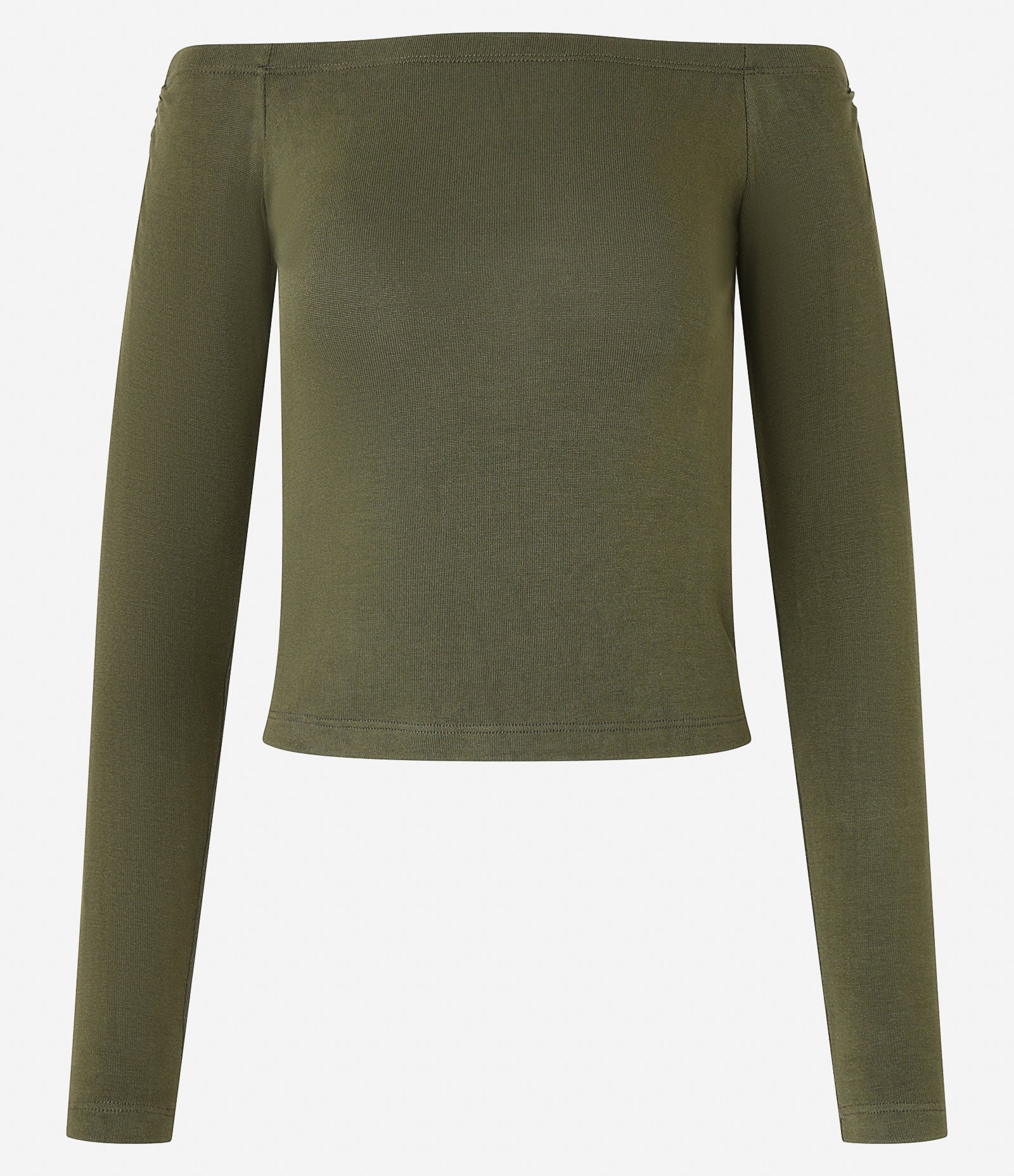 Blusa em Tricô com Decote Canoa Verde 5