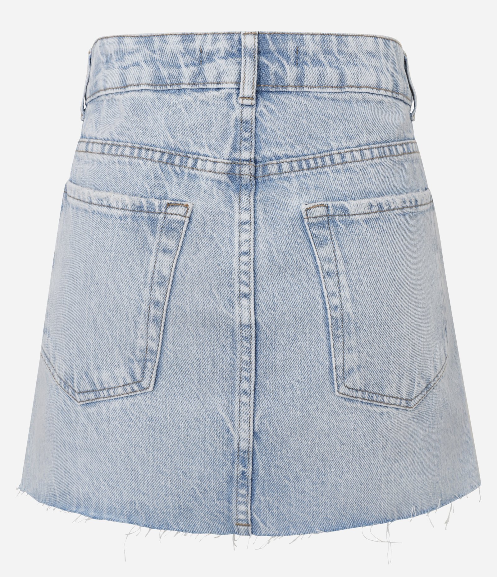 Mini Saia Jeans com Brilhos Aplicados Azul 8