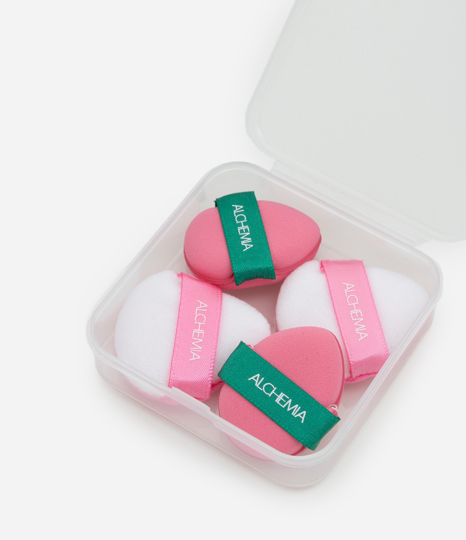 Conjunto 04 Esponjas de Maquiagem para Dedos Alchemia Rosa 4