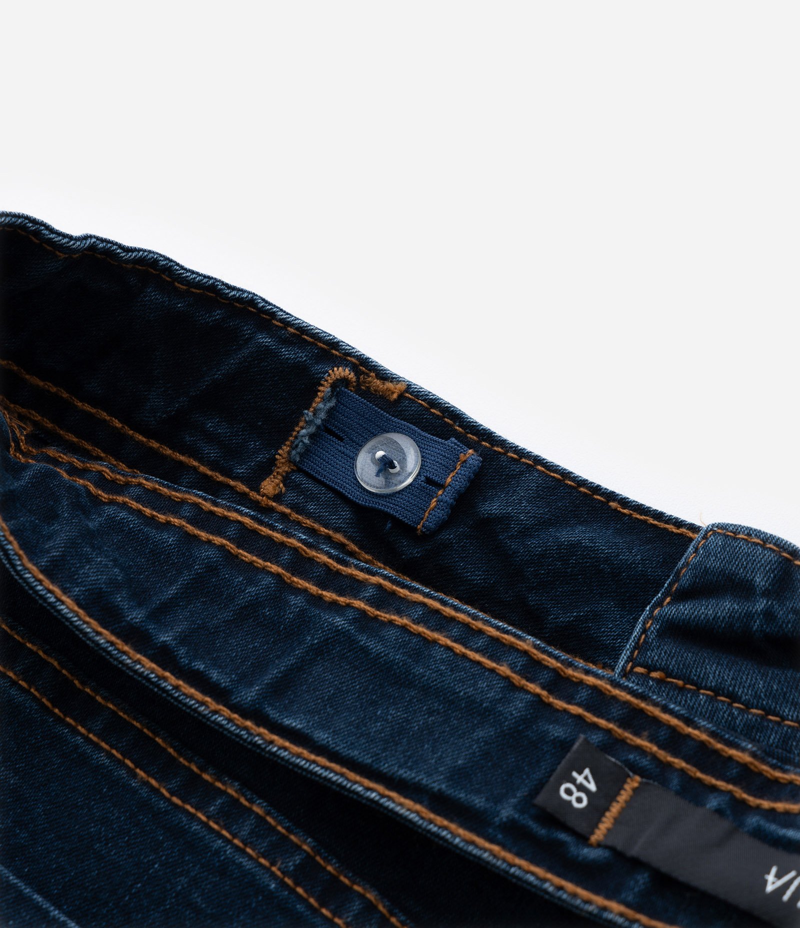 Short Hot Pants Básico em Jeans Curve & Plus Size Azul 9