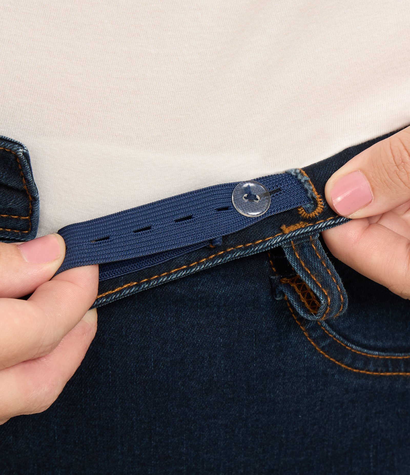 Short Hot Pants Básico em Jeans Curve & Plus Size Azul 5