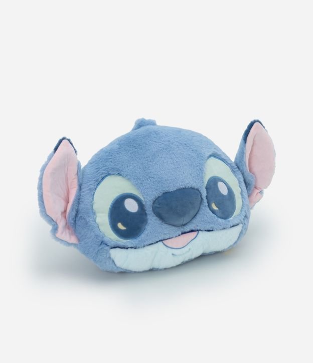 Almofada Stitch com Detalhes em Relevo e Cobertorzinho