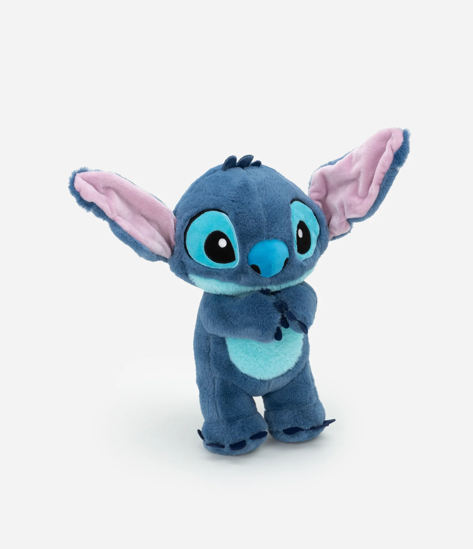 Almofada de Pelúcia com forma do Stitch com Orelhinha Interativa Azul 1