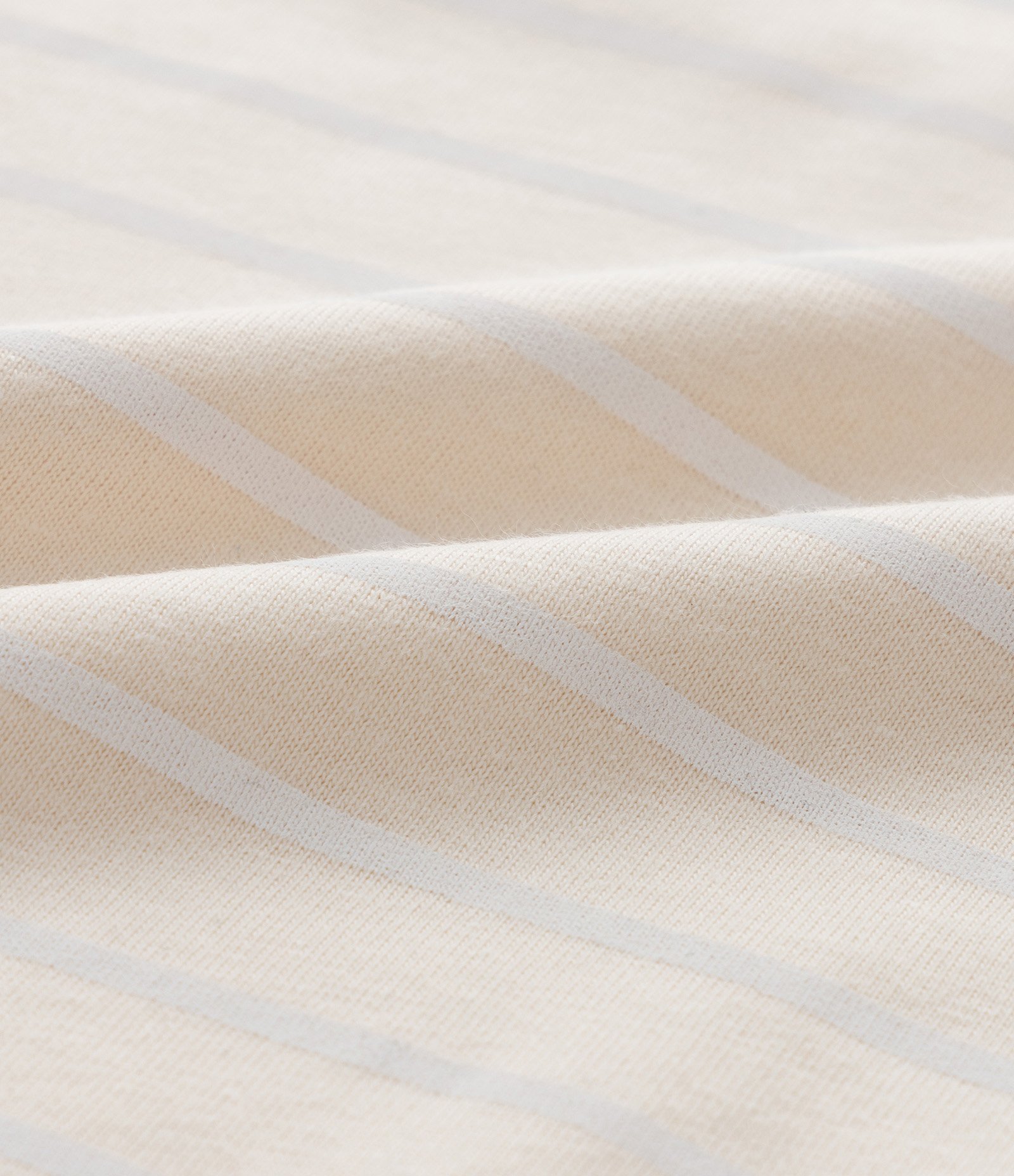 Camiseta Infantil com Bolsinho e Estampa Listrada - Tam 0 a 18 meses Bege 3