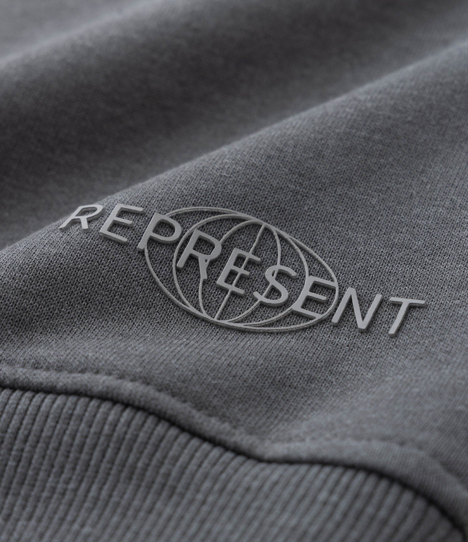 Casaco Infantil em Moletom com Bordado Represent - Tam 5 a 14 Anos Cinza 7