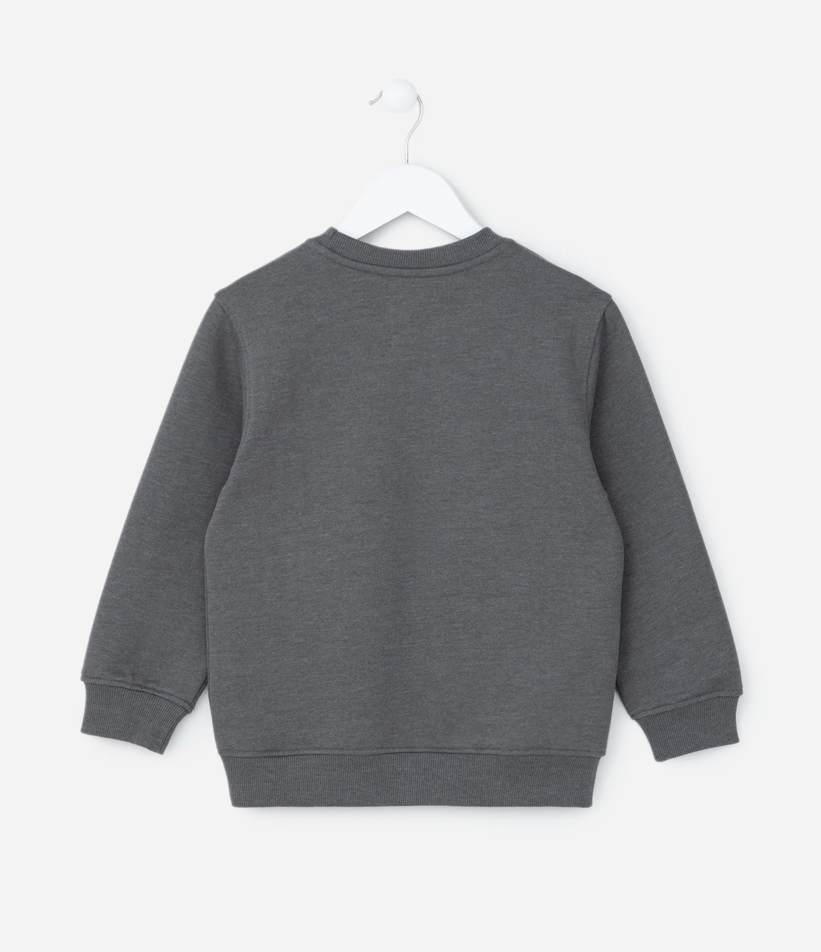 Casaco Infantil em Moletom com Bordado Represent - Tam 5 a 14 Anos Cinza 2