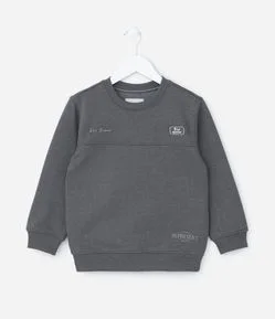 Casaco Infantil em Moletom com Bordado Represent - Tam 5 a 14 Anos