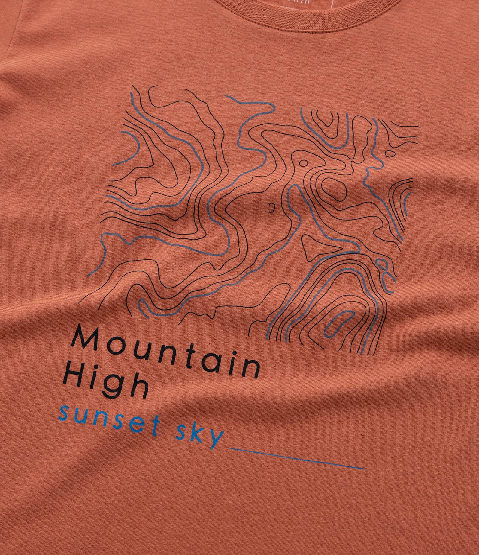 Camiseta Infantil com Lettering Mountain - Tam 5 a 14 Anos Marrom 4