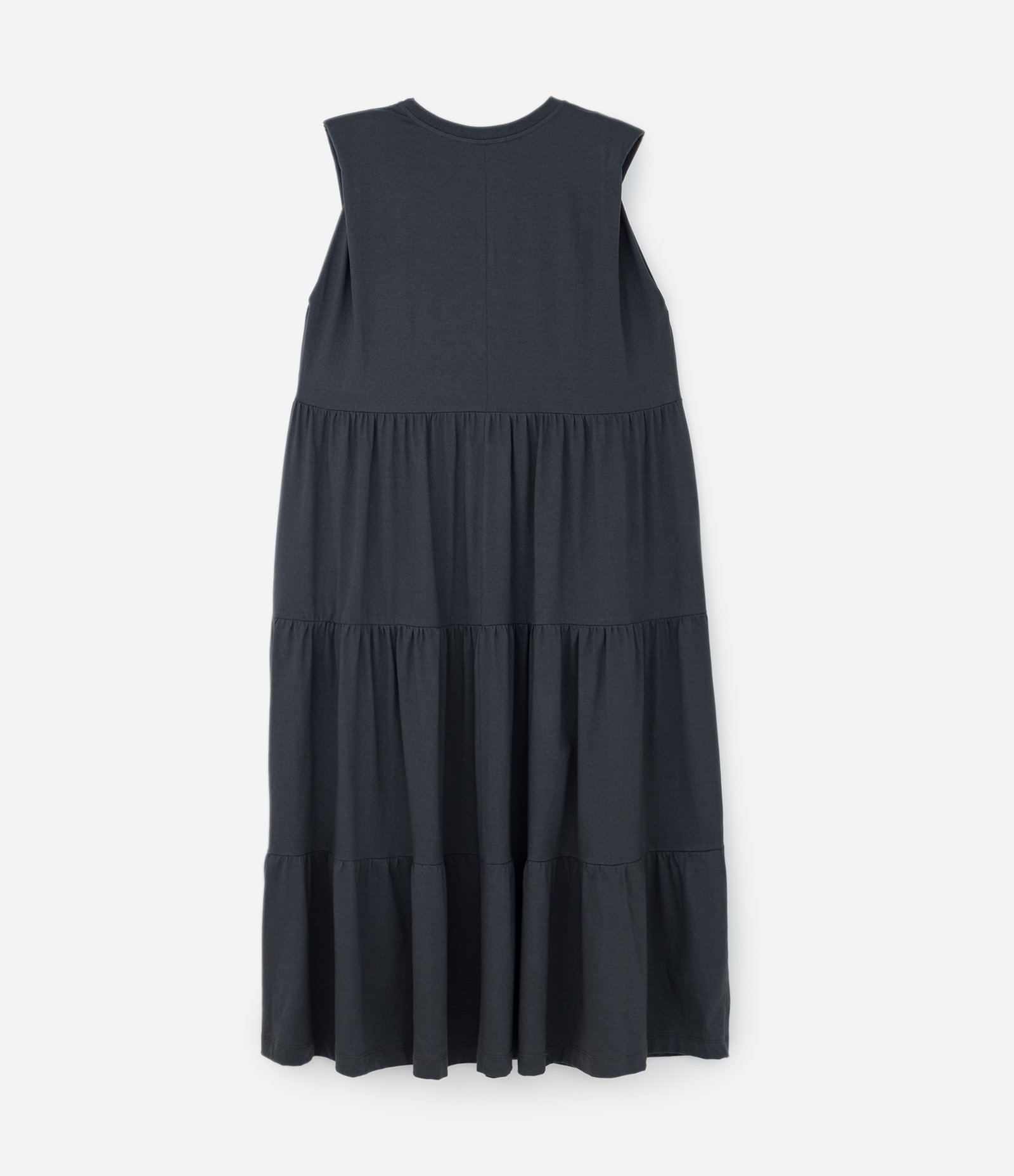 Vestido Midi Muscle Tee em Algodão Curve & Plus Size Cinza Escuro 6