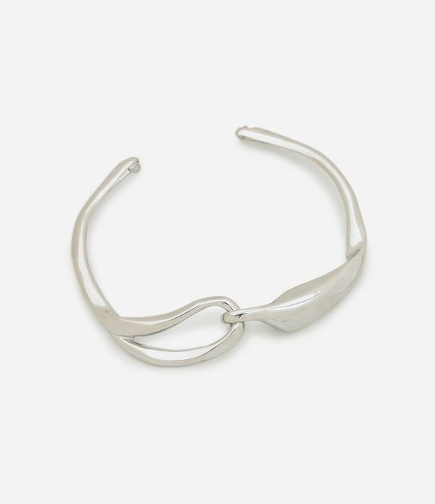 Maxi Colar em Metal Rígido Bold Entrelaçados