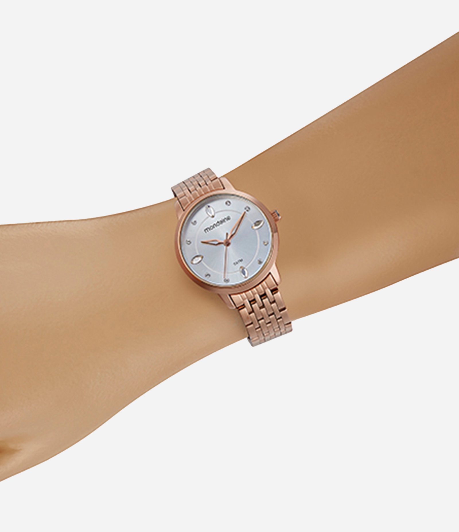 Relógio Mondaine Feminino Analógico Rose Gold 4