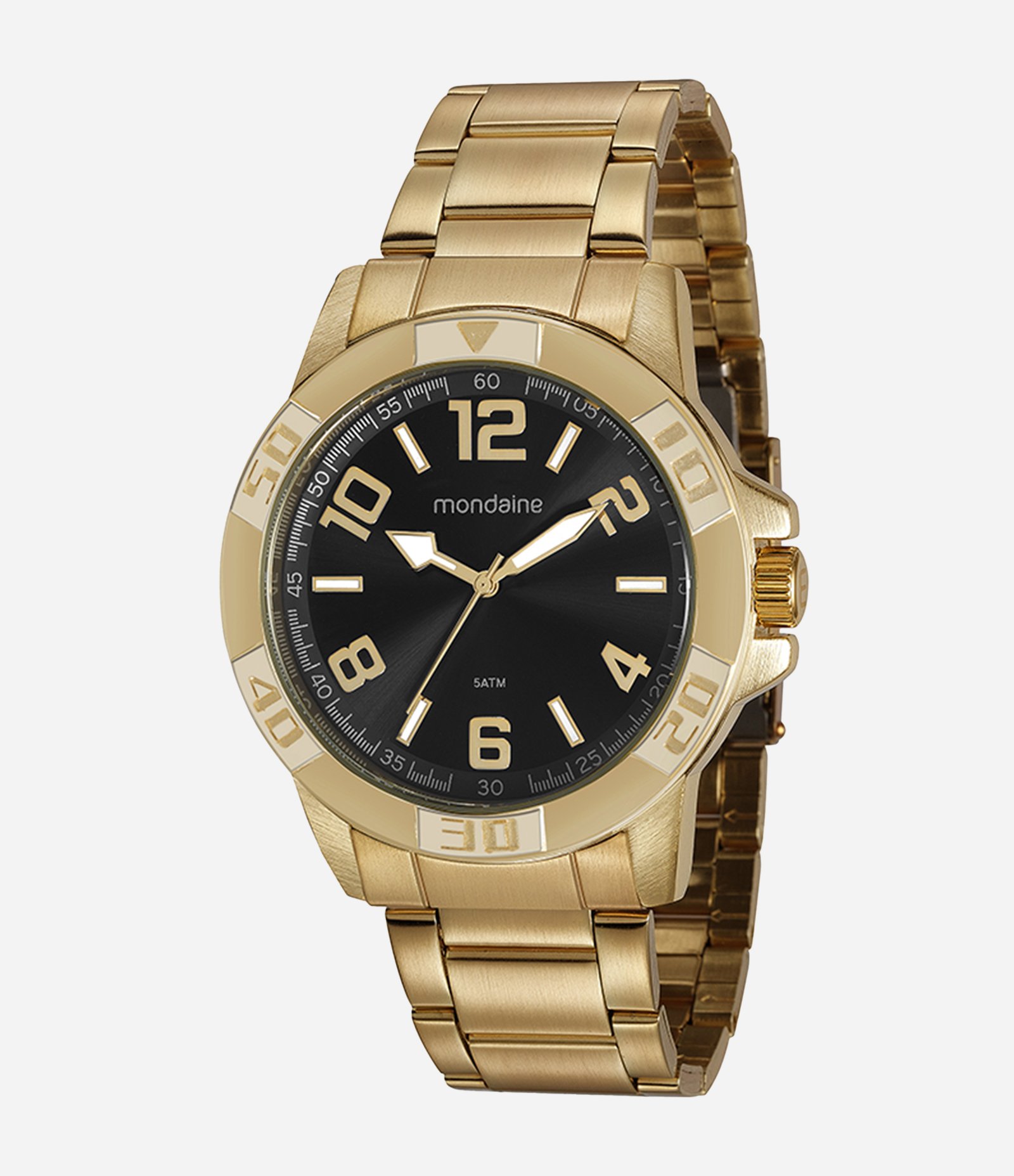 Relógio Mondaine Masculino Analógico Dourado 1