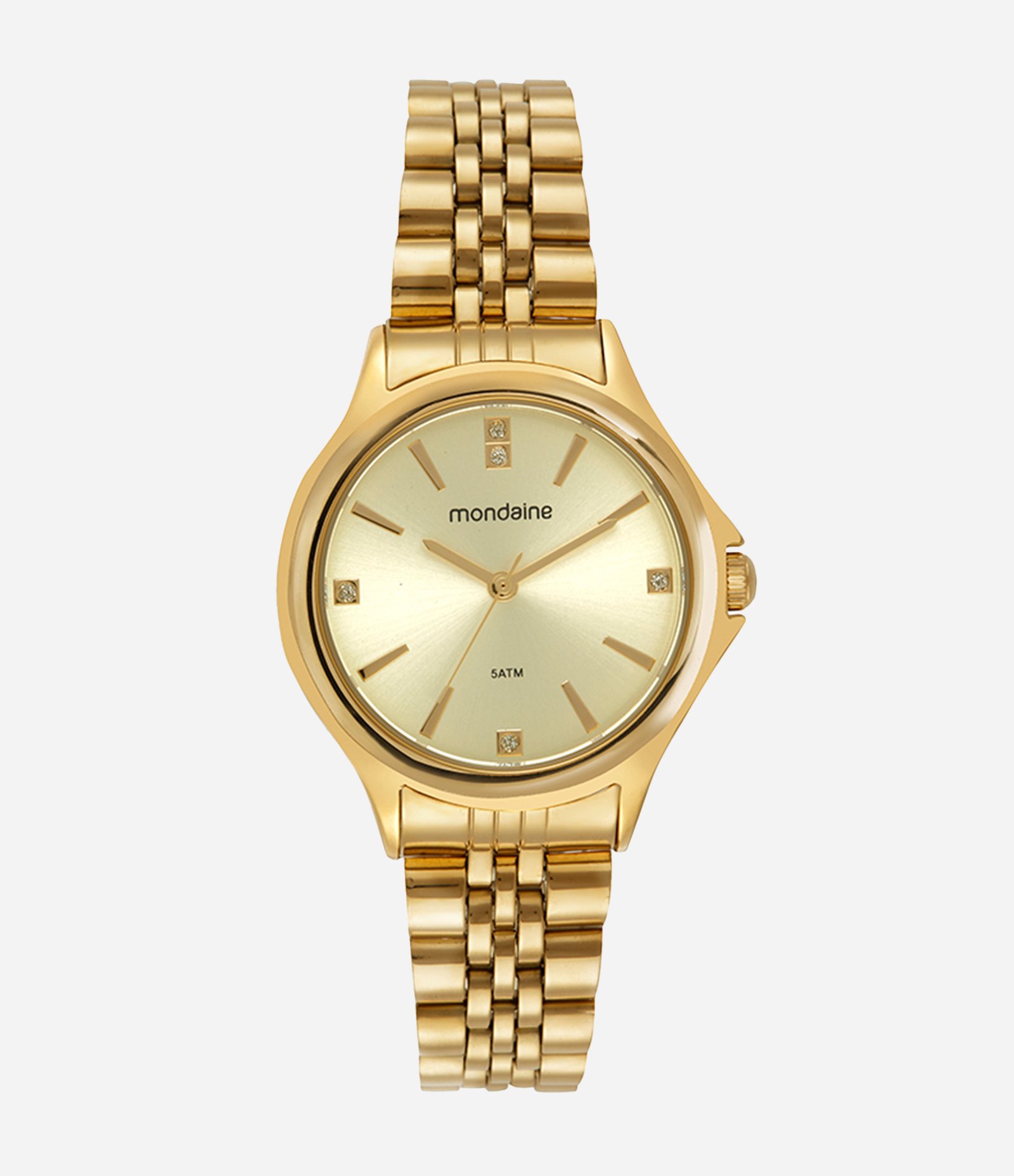 Relógio Mondaine Feminino Analógico Dourado 1