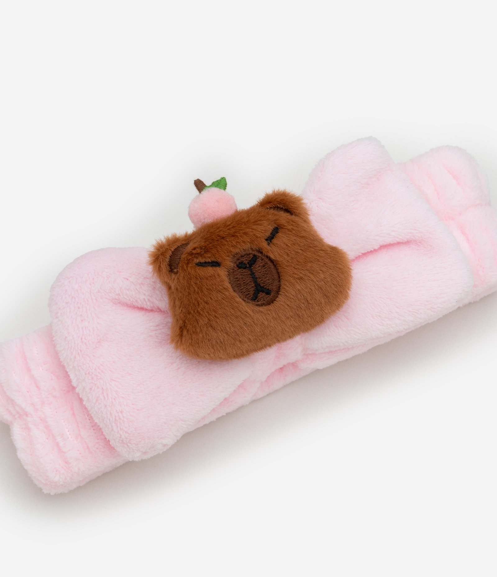 Faixa de Cabelo para Maquiagem e Skincare Capivara Alchemia Rosa 4