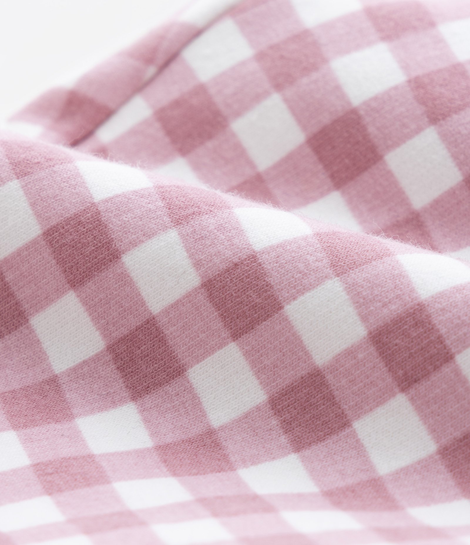 Calça Legging Infantil com Cós Dobrável - Tam 0 a 18 meses Rosa/Branco 3