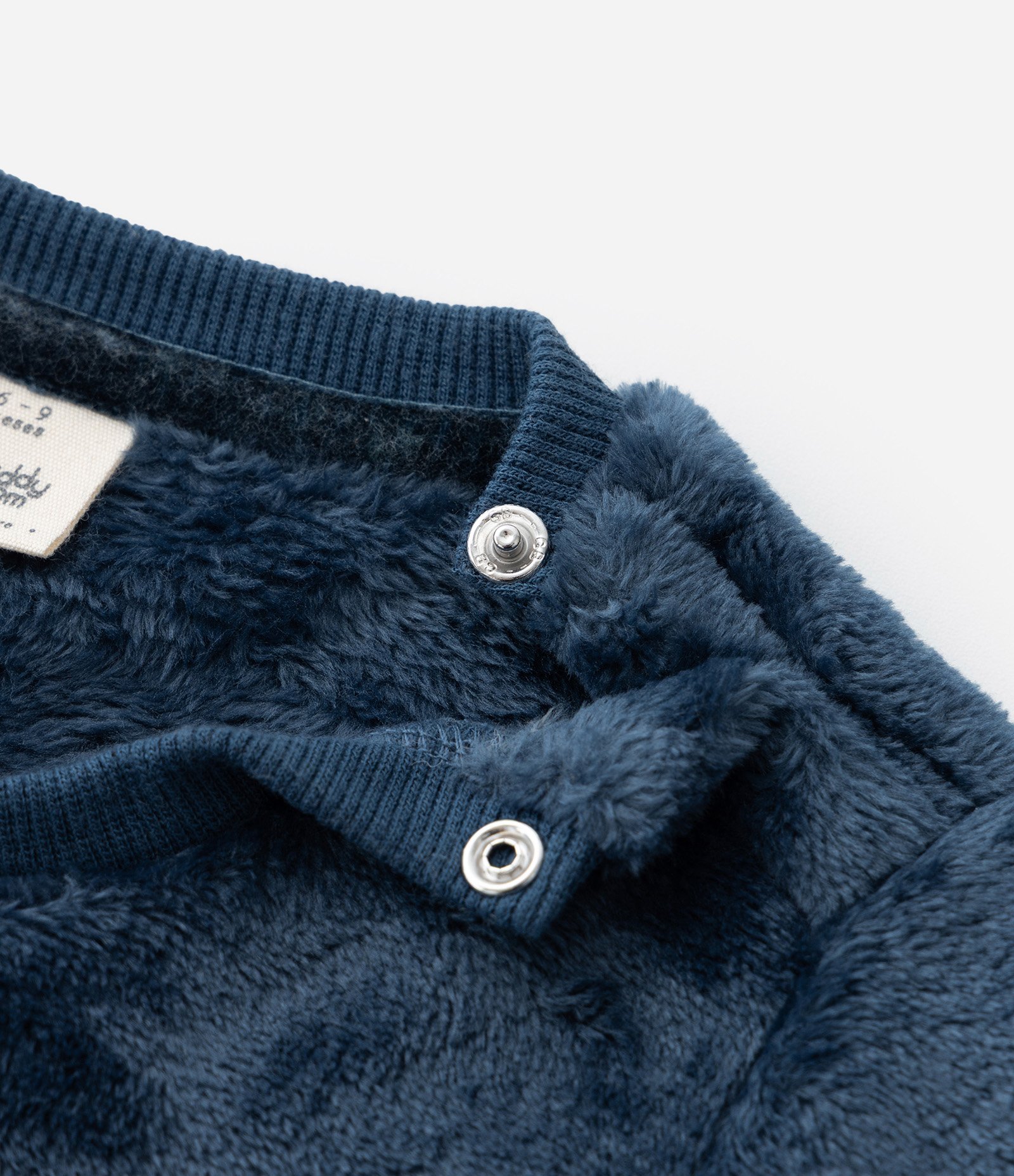 Casaco Infantil em Fleece com Bordado Urso - Tam 0 a 18 meses Azul 6