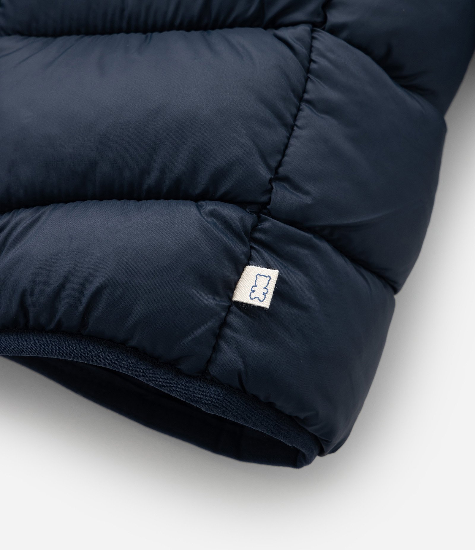Jaqueta Puffer Infantil em Microfibra - Tam 3 a 18 meses Azul 3