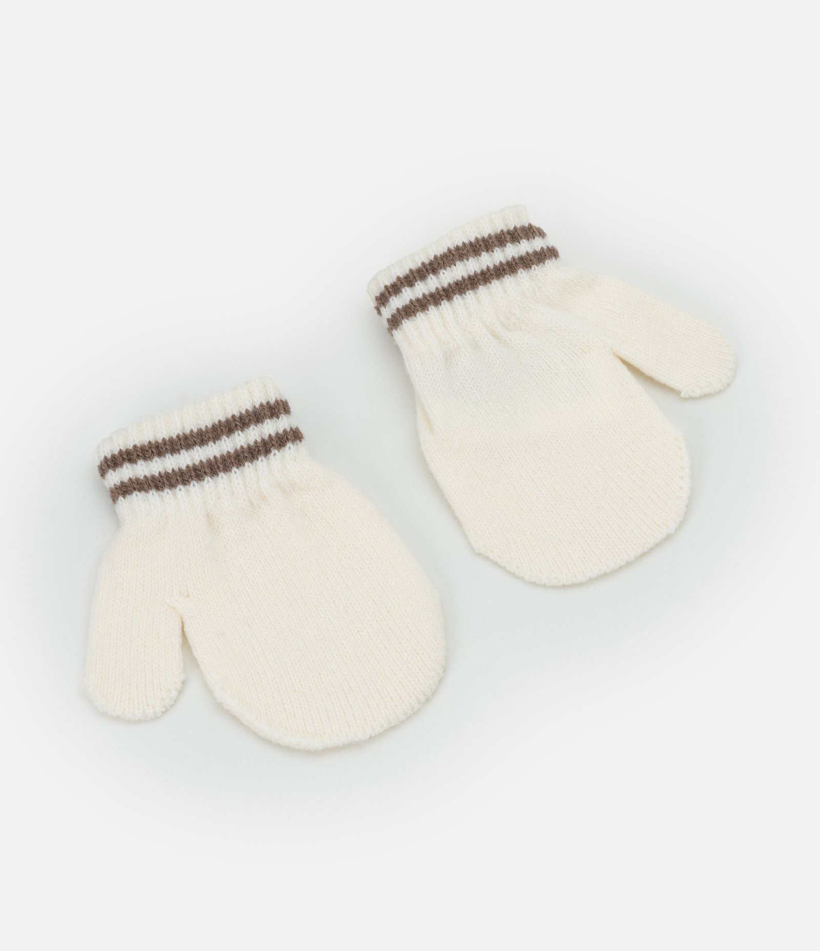 Conjunto Infantil Touca de Urso e Luvas - Tam 6 a !2 Meses Bege 5