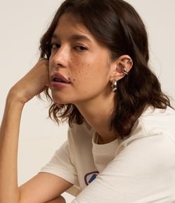 Kit 03 Argolas em Metal Bold