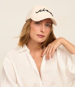 Boné Aba Curva com Bordado Ciao