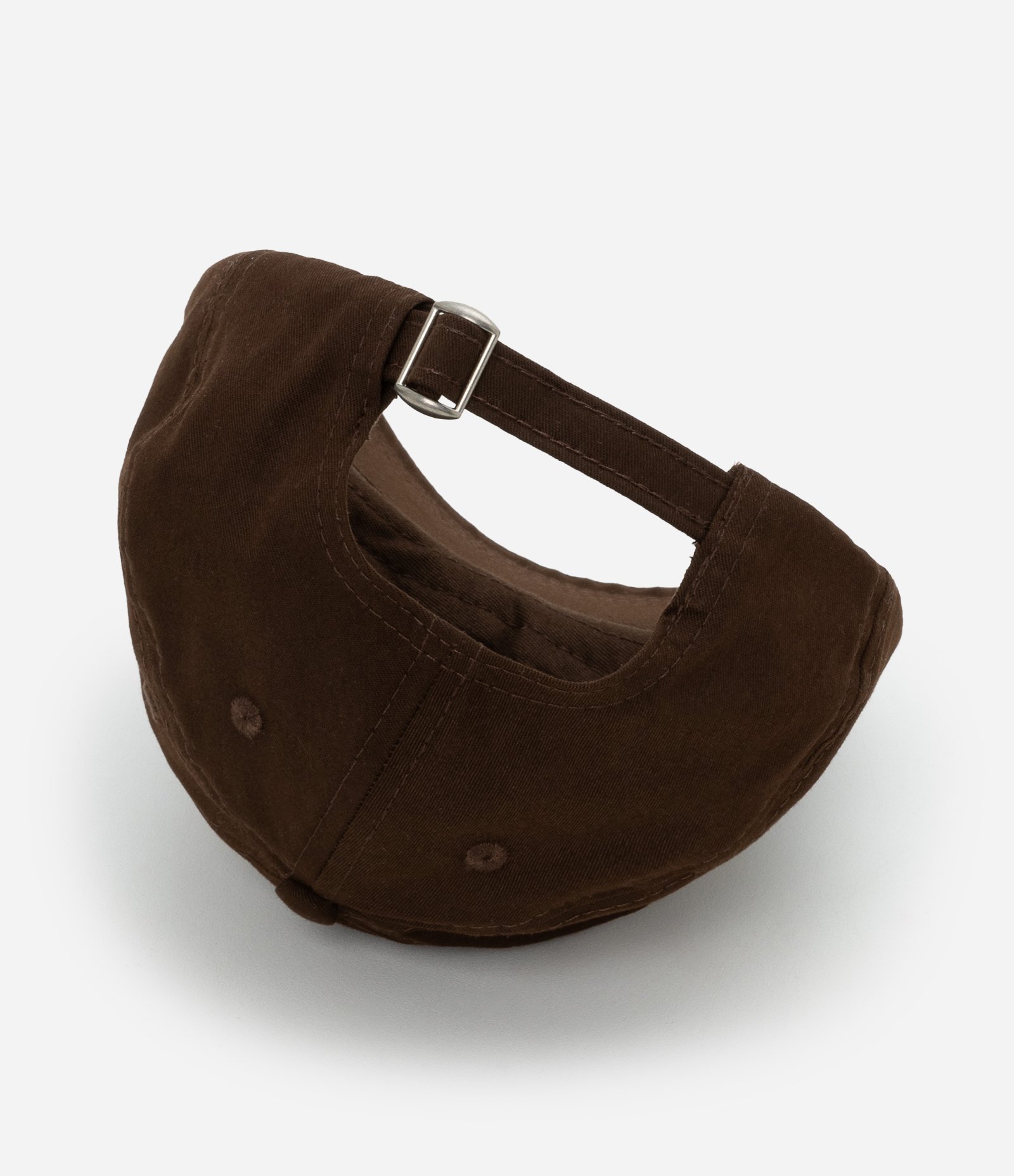 Boné Aba Curva em Sarja Marrom 2