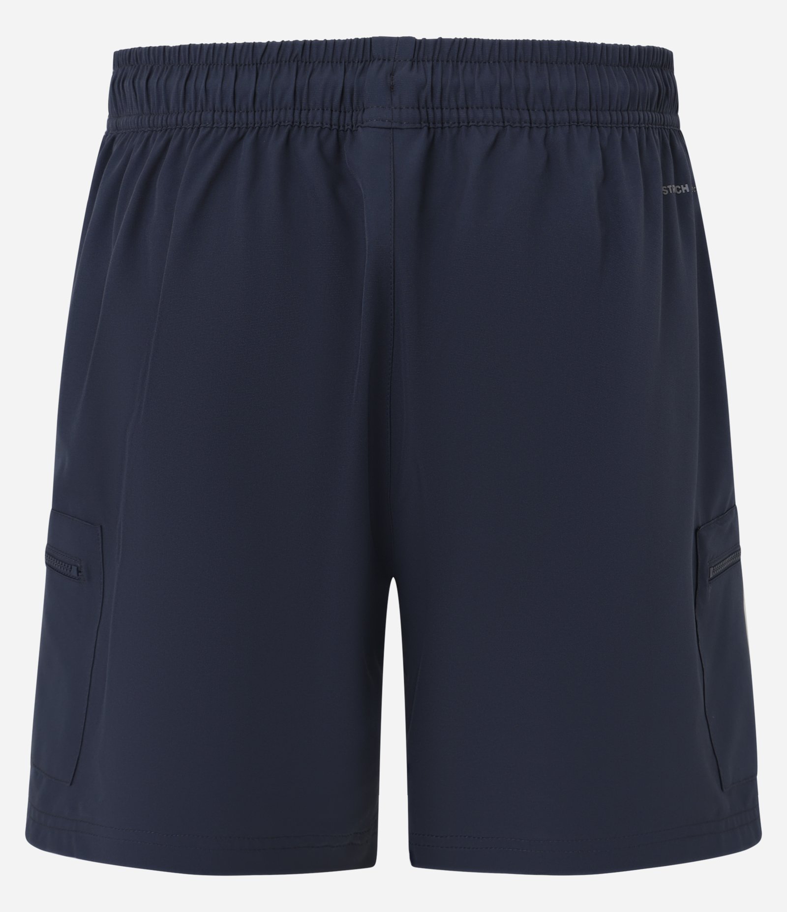 Bermuda Esportivo com Cós Elástico e Cordão Azul Acinzentado 7