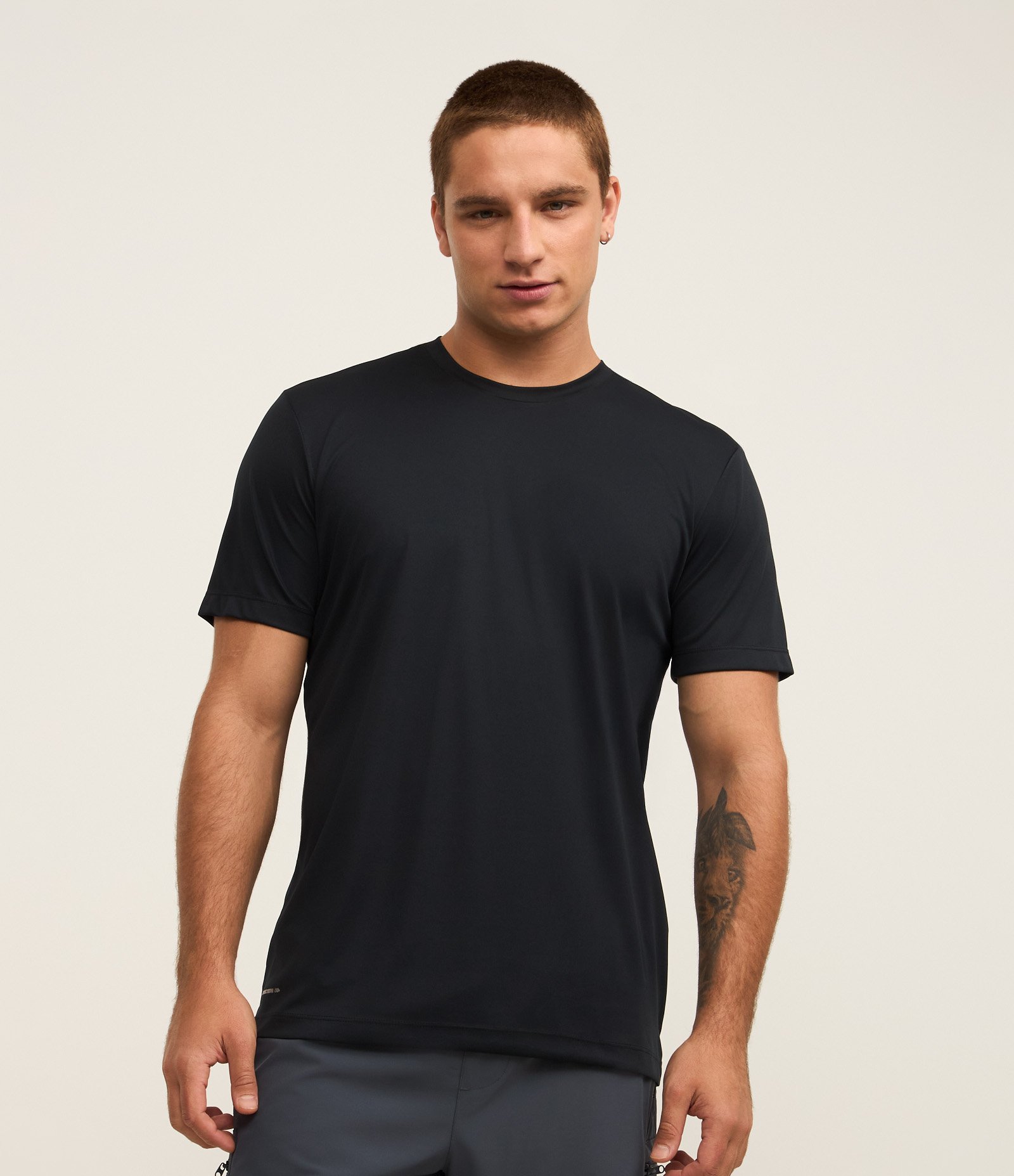 Bermuda Esportivo com Cós Elástico e Cordão Azul Acinzentado 5