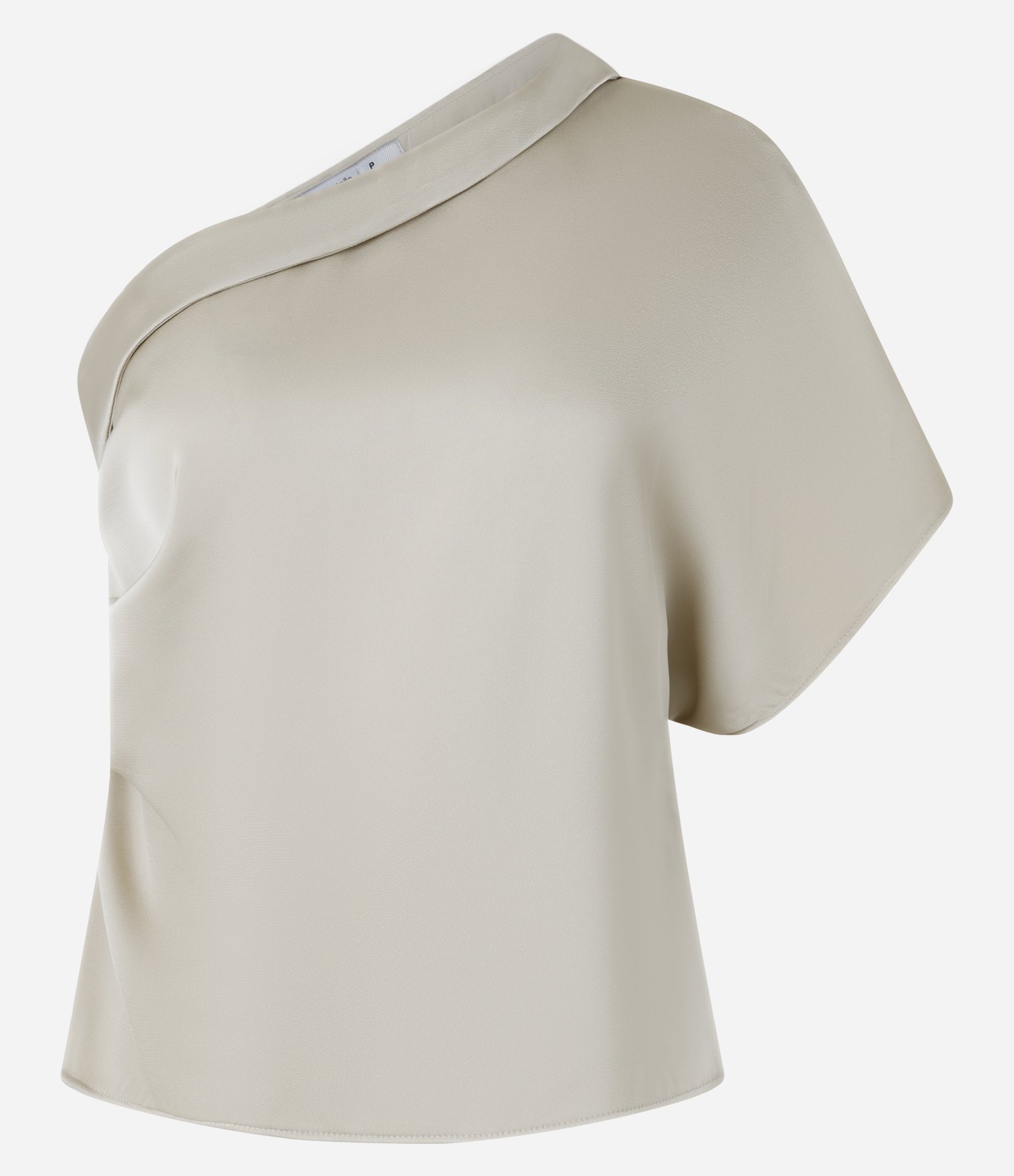 Blusa Ombro Só com Franzido Lalteral Cinza 1