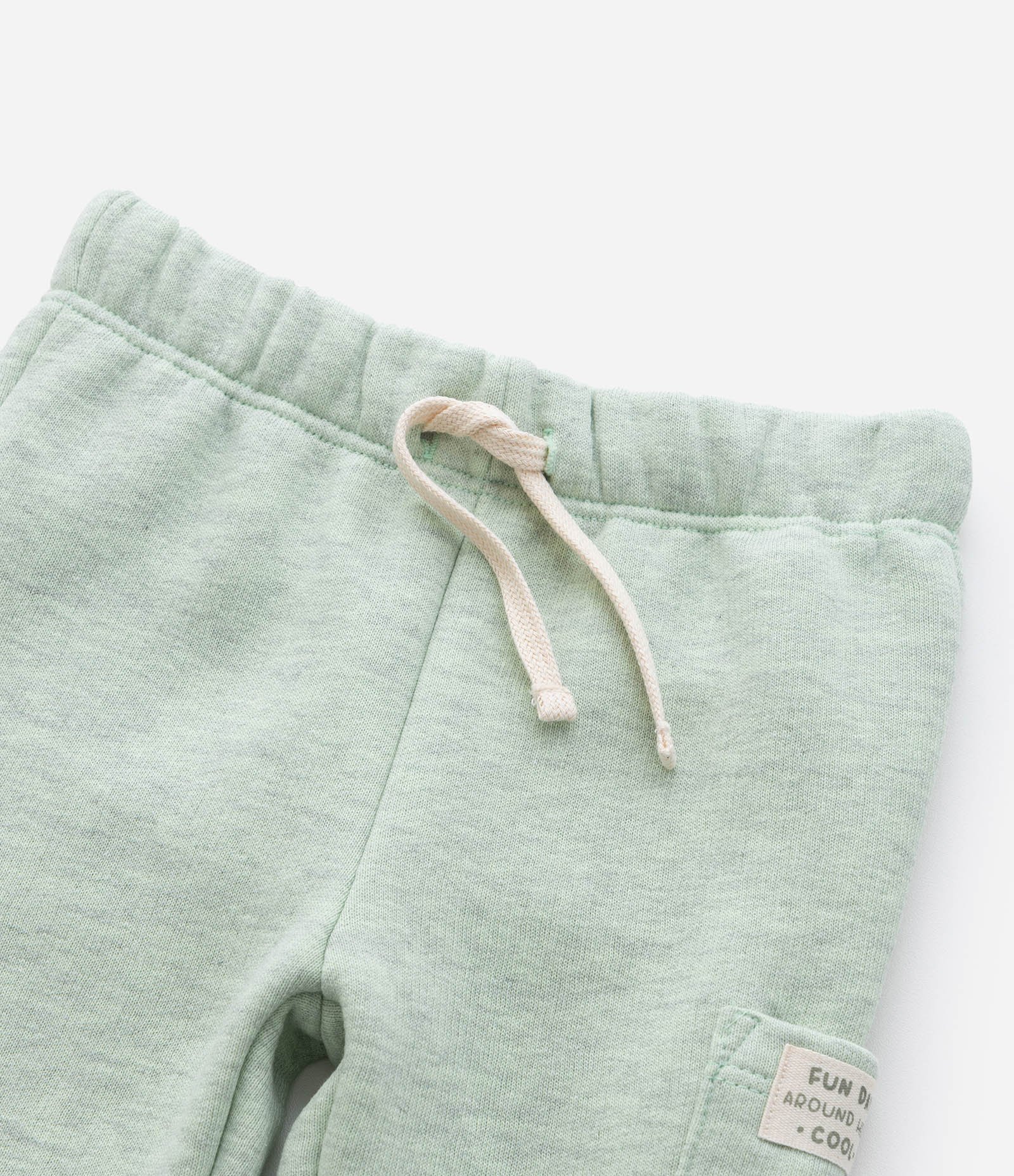 Calça Infantil Quentinha com Bolsos Laterais - Tam 0 a 18 meses Verde 5